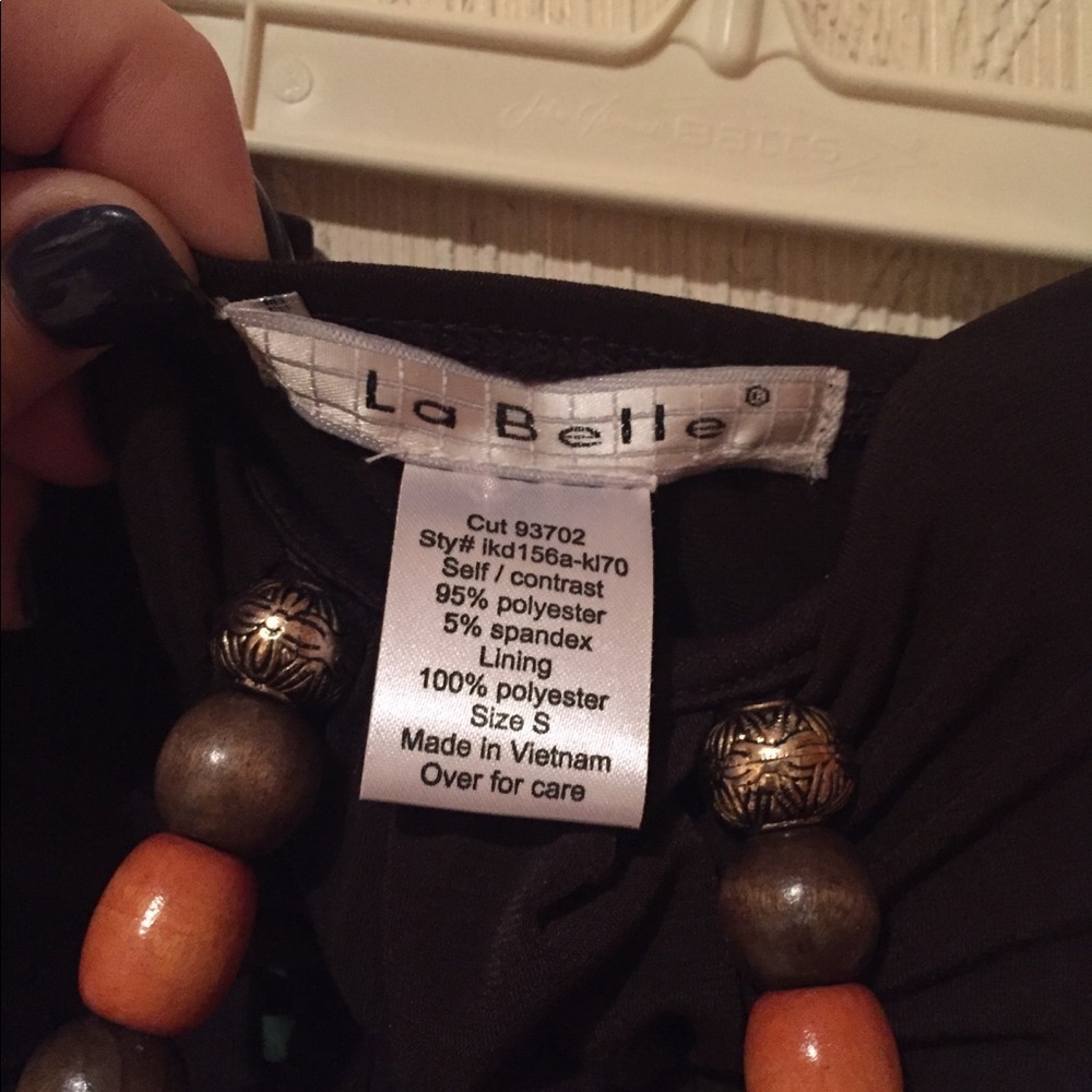 La Belle strapless dress Sz S - Picture 3 of 4